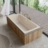 Kaldewei „Cayono Duo“ 725 Badewanne 180 x 80 cm 272500010001, Badewannen, warm beige 20