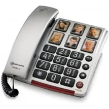 Amplicomms BigTel 40 Plus Telefon, Schwarz