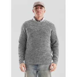 QS Melierter Pullover - grau - L