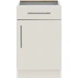 WIHO KÜCHEN Unterschrank »Cali«, 50 cm breit, ohne Arbeitsplatte beige