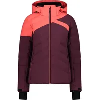 CMP Damen Jacke WOMAN JACKET ZIP HOOD, burgundy -