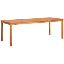 vidaXL Gartentisch 215 x 90 x 74 cm natur