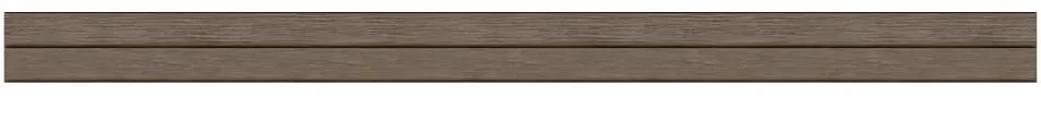 TraumGarten Sichtschutzzaun SYSTEM Rhombus 2x Einzel-Profile Vintage-oak Sichtschutz Rhombuszaun