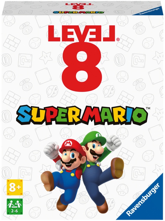 Ravensburger Verlag - Ravensburger 27343- Super Mario Level 8, Das spannende Kartenspiel für 2-6 Spieler ab 8 Jahren