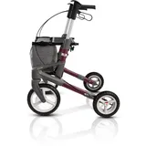 TOPRO Olympos ATR S Outdoor Rollator rot mit Rückenstütze