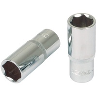 KS Tools 3/8" CHROMEplus Sechskant-Stecknuss, lang, 21mm