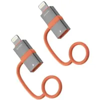 4smarts USB-C auf Lightning Adapter Grau