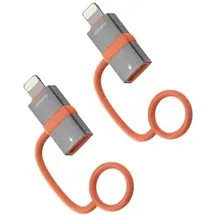 4smarts USB-C auf Lightning Adapter Grau
