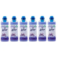 6x Lenor Lavendel Kamille Konzentrierter Flüssiger Weichspüler 42 Washes 966ml