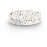 Zeller Seifenschale Terrazzo Grau/Weiß