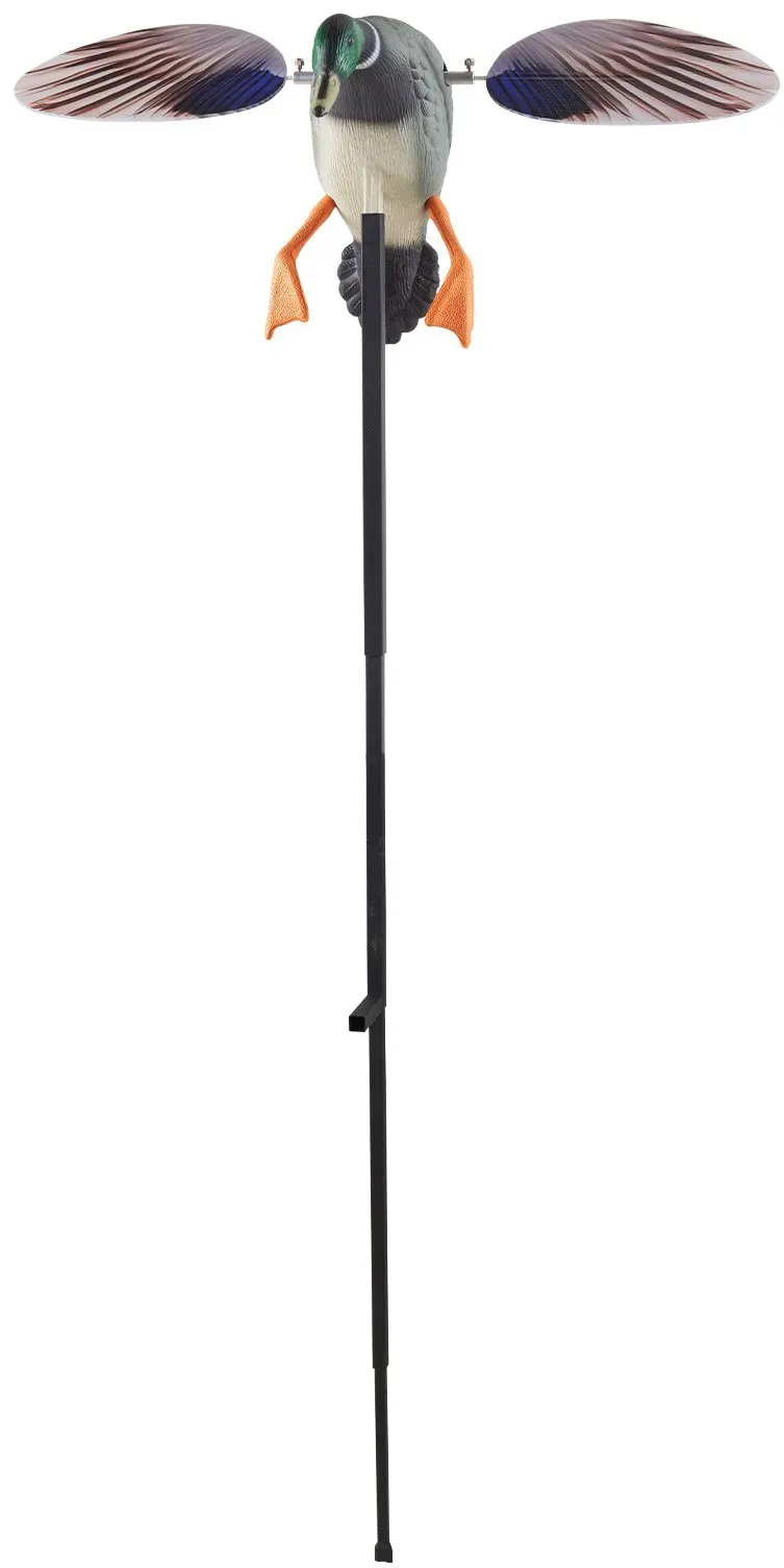 VEVOR Lockvögel mit sich drehenden Flügeln, schwimmende Ente für Pool Teich, realistische Lockvögel aus Kunststoff für die Jagd auf Enten, Gartendekoration, leicht zu tragen, 1er-Pack