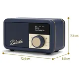 Roberts Revival Petite 2 (DAB+, UKW, Bluetooth), Radio, Blau