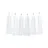 Partydeco Folie Polyester Girlande Quasten Weiß 200 cm
