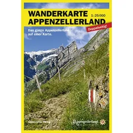 Appenzeller Wanderkarte Appenzellerland 1:25000