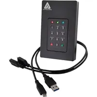 Apricorn Festplatte Aegis Fortress 512 GB - USB 3.1 - Schwarz