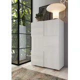 INOSIGN Dama 78 x 116 x 35 cm grau / hochglänzend