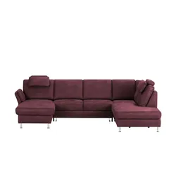 Mein Sofa bold Wohnlandschaft  Veit , rot , Maße (cm): B: 305 H: 90 T: 200.0