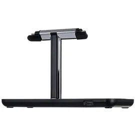 UNITEK P1212A, Freistehend, ABS, Schwarz, Silber, Kontakt, Tisch, 15 W), - Schwarz/Silber