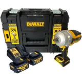 DeWalt DCF 961 M2T Akku Schlagschrauber 18 V 1632 Nm 1/2" Brushless + 2x Akku 4,0 Ah + Ladegerät + TSTAK