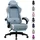 GTPLAYER Ergonomisch Stoff Blau