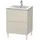 Duravit L-Cube Waschtischunterbau stehend, 2 Auszüge, 620x704x481mm, LC662508383, Farbe: Taupe Supermatt Dekor