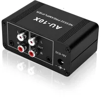 ATNEDCVH NE5532 Mini-kopfhörerverstärker Stereo-audio-vorverstärker mit 3,5-mm-cinch-ein-/ausgang