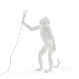 SELETTI Monkey Lampe Weiß
