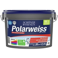 SCHÖNER WOHNEN-Farbe Wandfarbe Polarweiß  (Basismischfarbe 4, 2,5 l, Matt)
