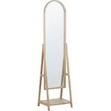 Standspiegel CHAMBERY 170 cm Heller Holzfarbton