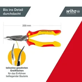 Wiha Flachrundzange 27425