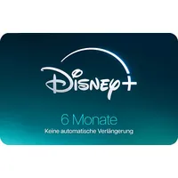 Disney Disney+ 6 Monate (Wert: 53,94 €)