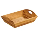 KESPER Aufbewahrungskorb mit zwei Tragegriffen 23 x 32 x 9 cm beige