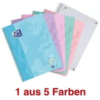 Oxford Collegeblock TOUCH kariert mit Rand DIN A4 mit Rand, 1 Block