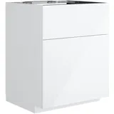 neoro n50 Unterschrank B: 60 cm, mit 2 Auszügen, BN0441WH