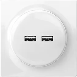 Fibaro Walli N, 2x USB, USB 2.0, 0 - 40 °C, 0 - 90%, Weiß, 100 - 240 V