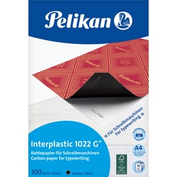 Pelikan, Bastelpapier, Kohlepapiere Interplastic (45 g/m2, 100 x)