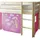Livetastic Hochbett Malte 90 x 200 cm Kiefer massiv natur zauberfee