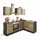BASIC by Balculina Winkelküche L-Form 220 x 175 cm beige