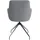 byLIVING Esszimmerstuhl Memphis - grau Schwarz, Metall, schwarz/Esszimmerstuhl/B 62 H 96 T 60 cm Stoffauswahl, Sitzfläche 360° drehbar, inklusive Armlehnen, abwischbar, gepolsterte Armlehnen, Esszimmer, Stühle, 2er-Set, gepolstert mit hochwertigem