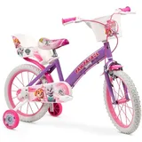 T&Y Trade 16 Zoll Kinder Mädchen Fahrrad Mädchenfahrrad Rad Bike Paw Patrol Lila - Lila