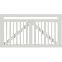 Plus Tor Linea 150 x 80 cm RAL 9010 Weiß