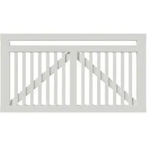 Plus Tor Linea 150 x 80 cm RAL 9010 Weiß