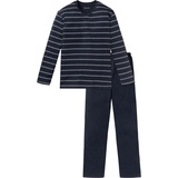 SCHIESSER Pyjama Streifen, für Herren Schlafanzug lang - Nightwear Set