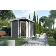 Weka Gartenhaus 229 2,09 x 2,05 m grau
