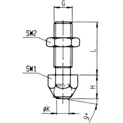AMF Rasten-Spannhebel 12 mm