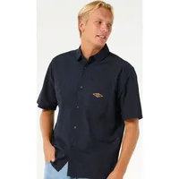 Rip Curl Raw Energy Kurzarmhemd - Washed Black M