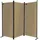 Quick Star Paravent 3/4/6 Teilig beige 165 cm x 170 cm x 22 cm