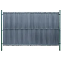 Dynamic24 PVC Sichtschutzstreifen vertikal 123x250cm RD03 Anthrazit
