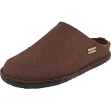 Haflinger Damen Herren Hausschuhe Pantoffeln Filz Flair Soft 311010, Größe:48 EU, Farbe:Braun - Braun - 48