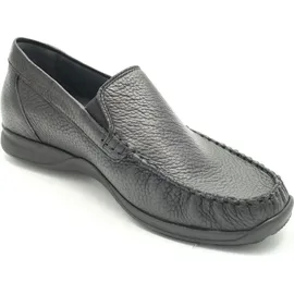 WALDLÄUFER Komfort Slipper Herko Herren, 353637343432 Schwarz 42 EU - Schwarz